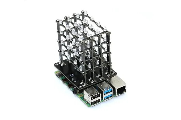 PiCube 64 LED 4x4x4 Cube Kit for Raspberry Pi