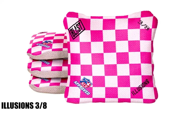 Pink Checkered ACO Pro Bags – All Series/Speeds Available.