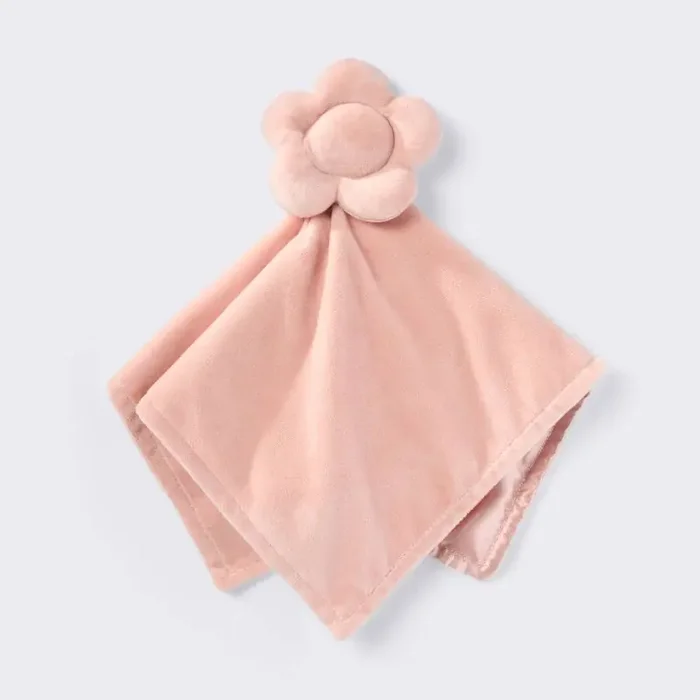 Plush Security Blanket – Pink Flower – Cloud Island™