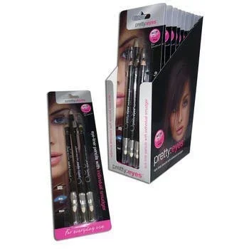 Pretty Eyes 3pk Eyeliner Pencils