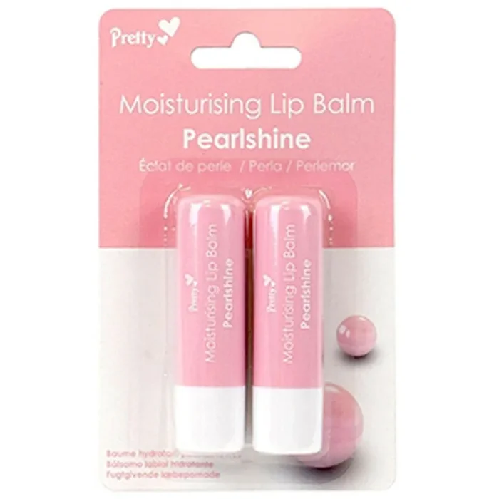Pretty Moisturising Lip Balm Pearlshine 2 Pack – Case of 12