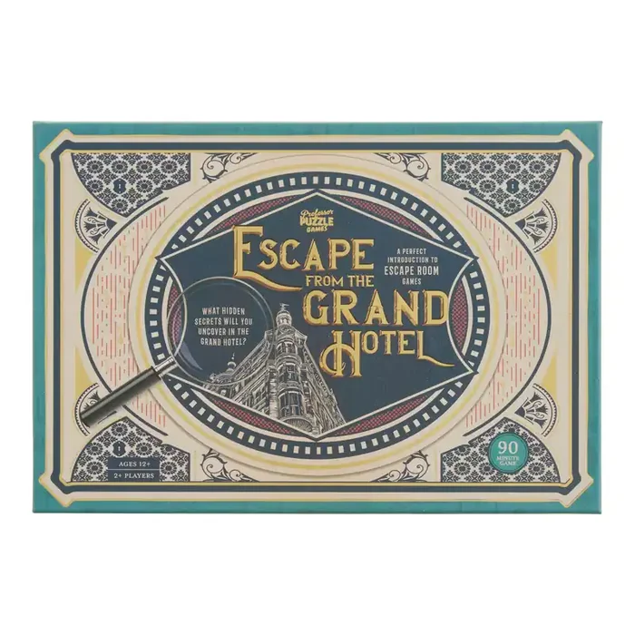 Professor Puzzle Escape From The Grand Hotel Board Game