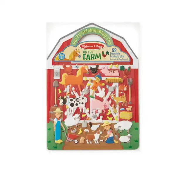 PUFFY STICKERS SET FARM