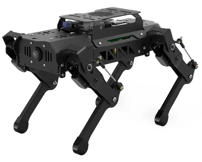 PuppyPi Hiwonder Quadruped Robot with Vision ROS Robot Dog (Standard Kit with Raspberry Pi 4B 4GB)