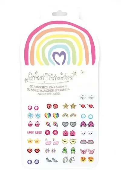 RAINBOW LOVE STICKER EARRINGS 30