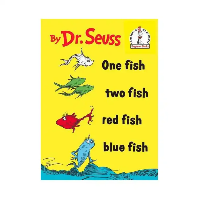 Random House One Fish Two Fish Red Fish Blue Fish – Dr. Seuss – by DR SEUSS (Hardcover)