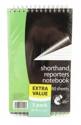 Reporters Notebook 3 Pack