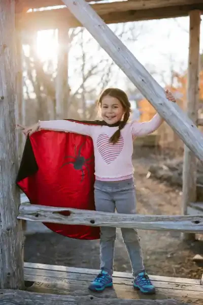 REVERSE SPIDER/BAT TODDLER CAPE