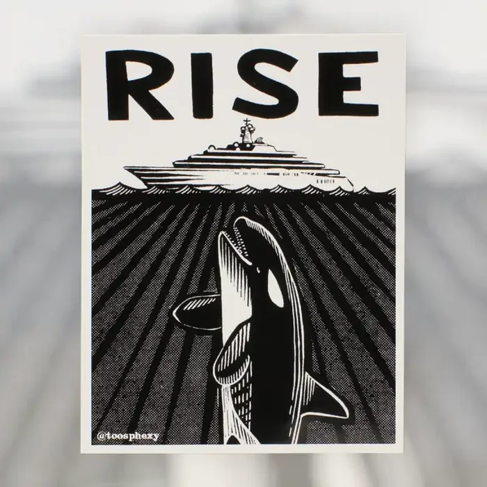 RISE Sticker