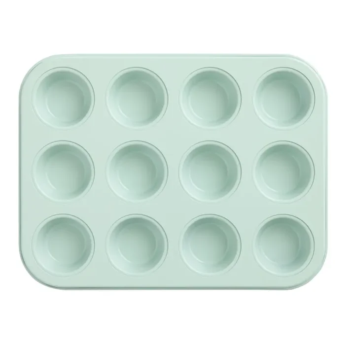 Sage Green Nonstick Ceramic 12c Mini Muffin Pan