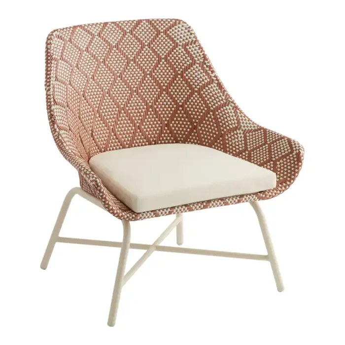 Santa Fe Terracotta All Weather Wicker Diamond Outdoor Chair