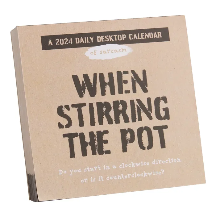 Sarcastic Anti Affirmations 2024 Daily Desk Calendar