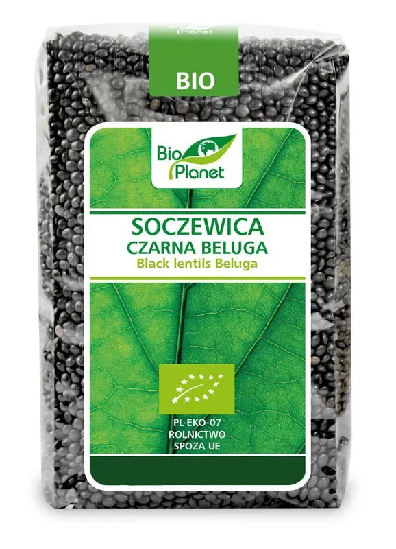 Schwarze Belugalinsen BIO 500 g – BIO PLANET