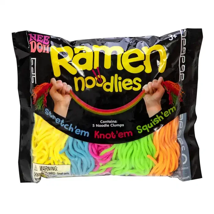 Schylling Nee Doh Ramen Noodle Stress Toy