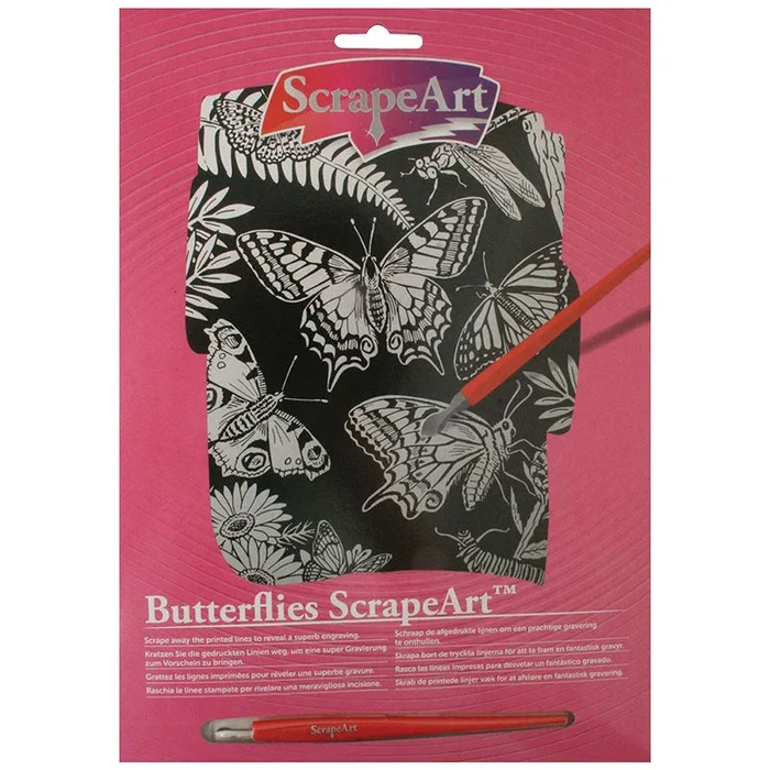 Scrape Art Butterflies – Case of 12