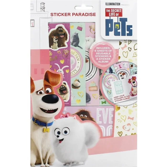 Secret Life Of Pets Sticker Paradise
