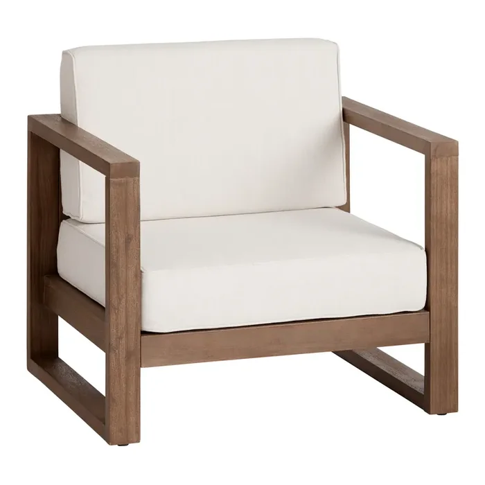 Segovia Light Brown Eucalyptus Outdoor Chair