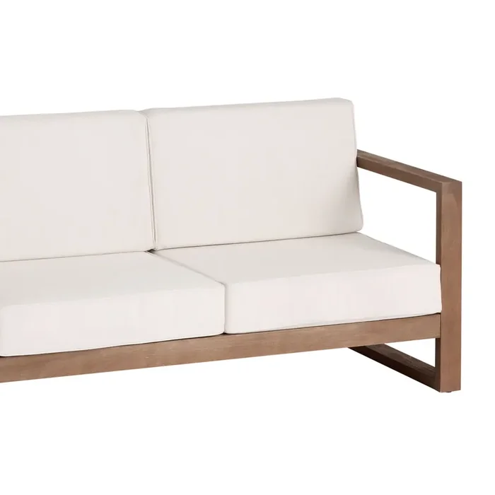 Segovia Oatmeal Outdoor Loveseat Replacement Cushions 4 Piece Set