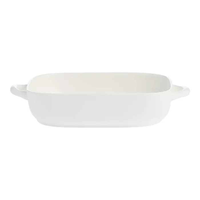 Small White Ceramic Everyday Baking Dish