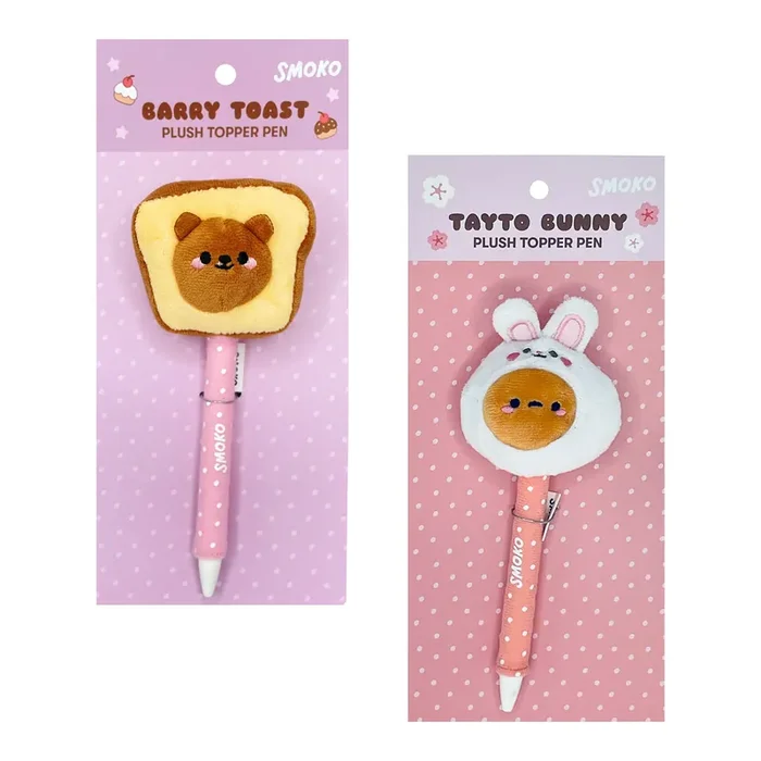 Smoko Friends Plush Topper Pen