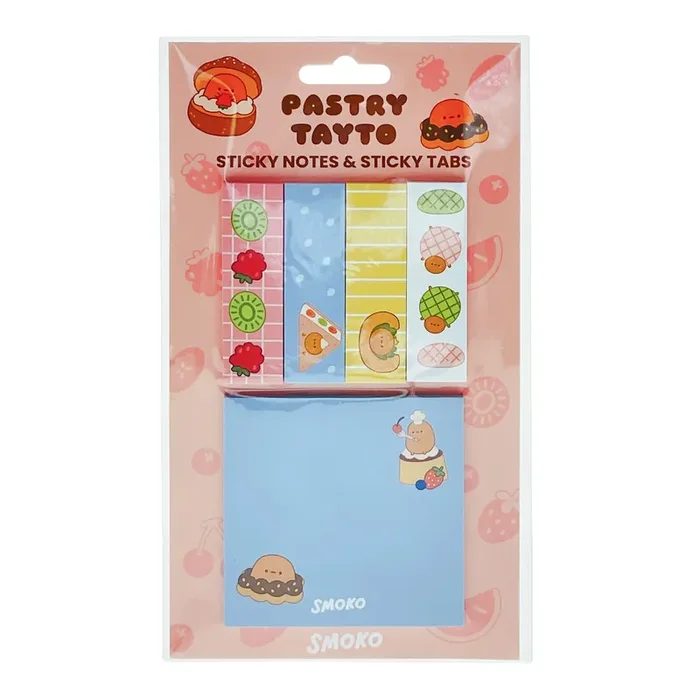 Smoko Pastry Tayto Sticky Notes & Tabs