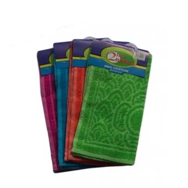 Solid Jaquard Face Towel