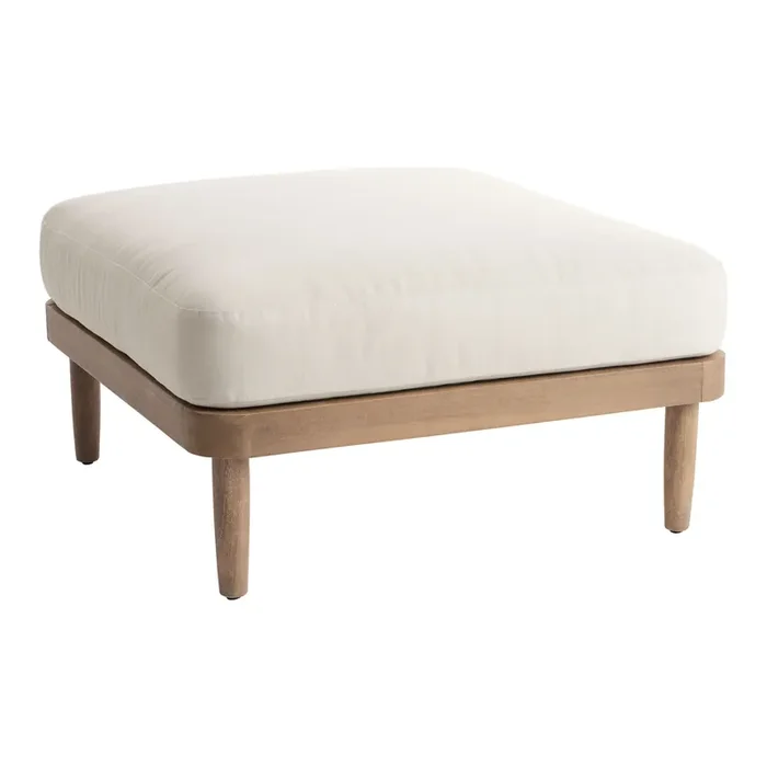 Sorano Acacia Wood Modular Outdoor Sectional Ottoman