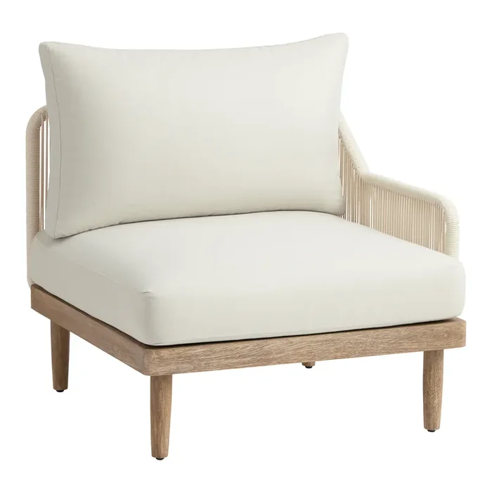 Sorano Nautical Rope Modular Outdoor Right End Chair