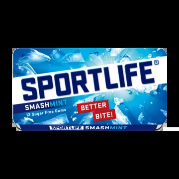 Sportlife Smashmint sugar free chewing gum