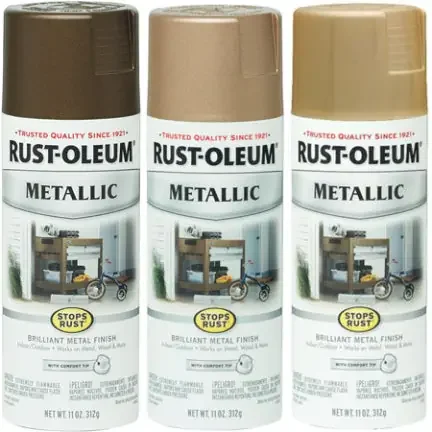 SPRAY PAINT 12 OZ DK CPR METALLIC