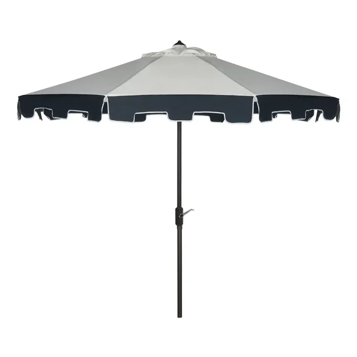 Square Scalloped 9 Foot Tilting Patio Umbrella