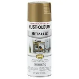 Stops Rust Metallic Spray Paint, Champagne Bronze, 11-oz.