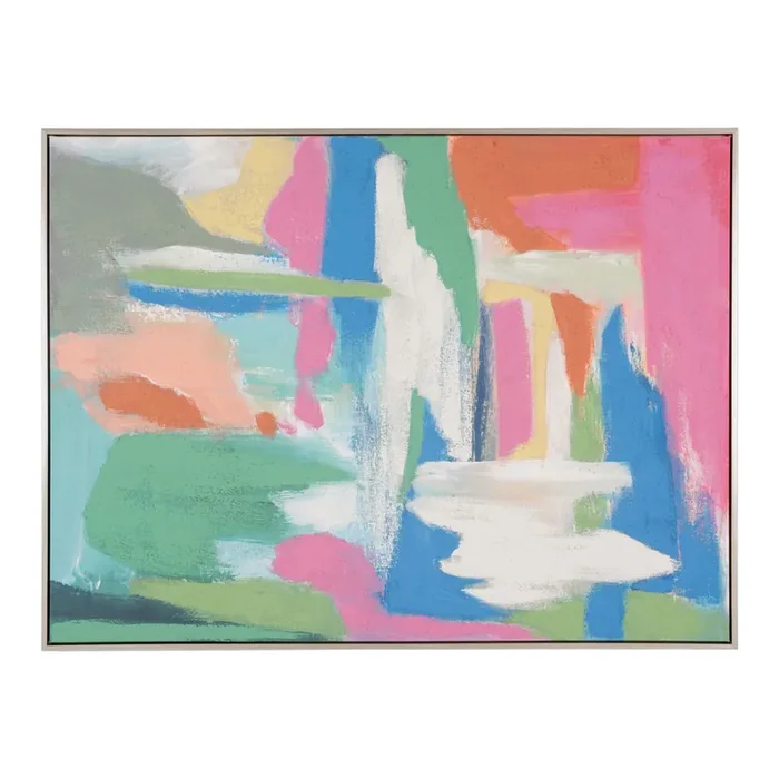 Stroke of Genuis Abstract Framed Wall Art