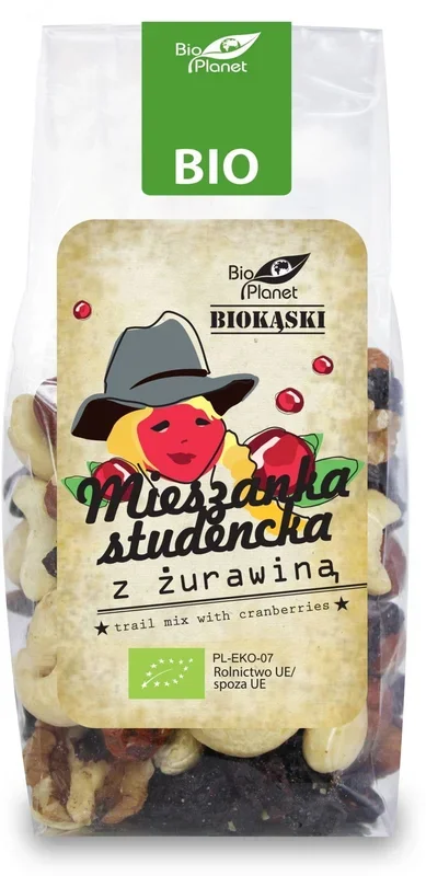 Studentenmischung mit Preiselbeeren BIO 150 g – BIO PLANET