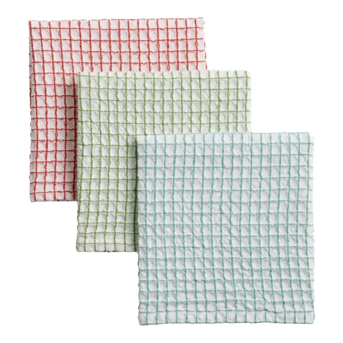 Summer Waffle Weave Dishcloths 3 Count