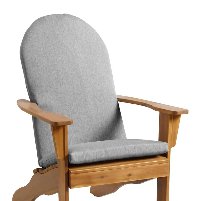 Sunbrella Slate Gray Cast Adirondack Chair Cushion