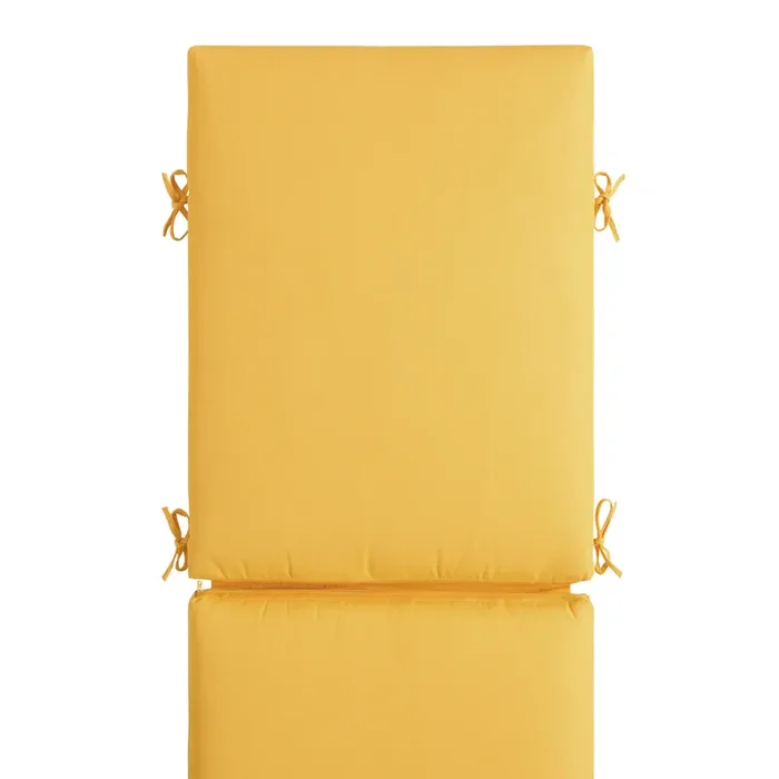 Sunbrella Sunflower Canvas Outdoor Chaise Lounge Cushion