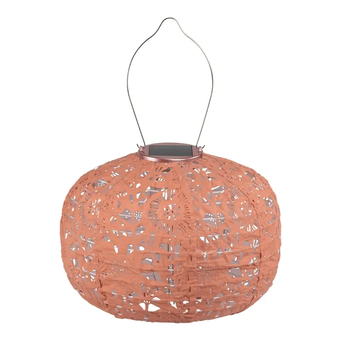 Sunflower Fabric Solar LED Lantern