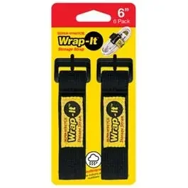 Super Stretch Storage Straps, 6-In., 6-Pk.