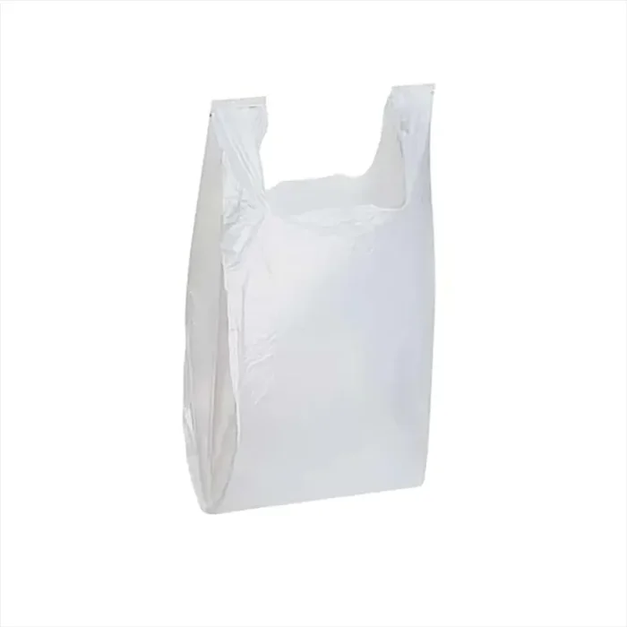T-Shirt Bag White on Roll (PIFW) 10.7″ x 6.2″ x 17.7″