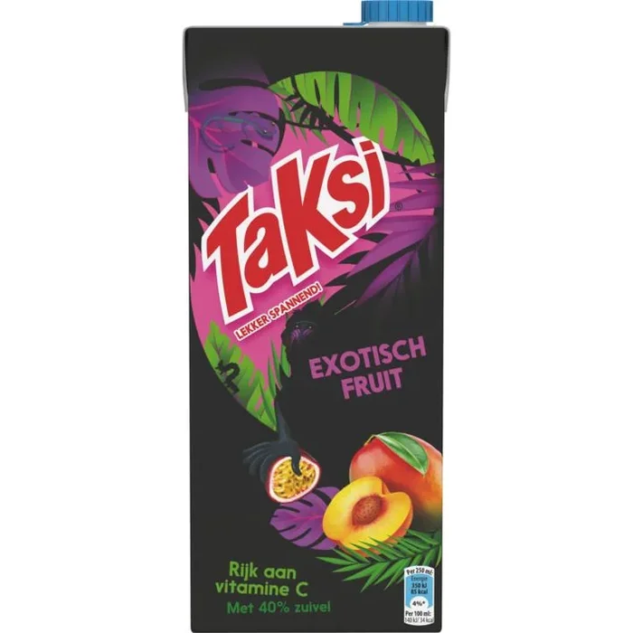 Taksi Mango, passion and peach juice