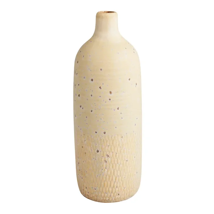 Tall Speckled Textured Ceramic Vase