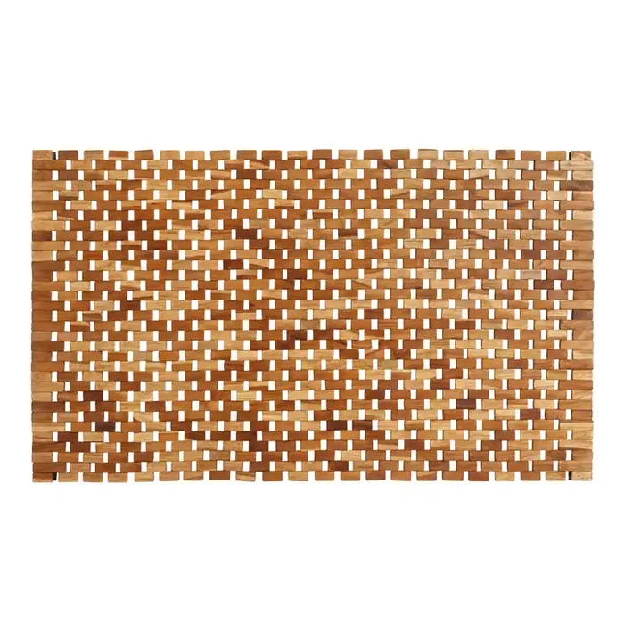 Teak Wood Bath Mat
