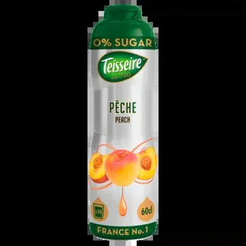 Teisseire Sugar free peach fruit syrup