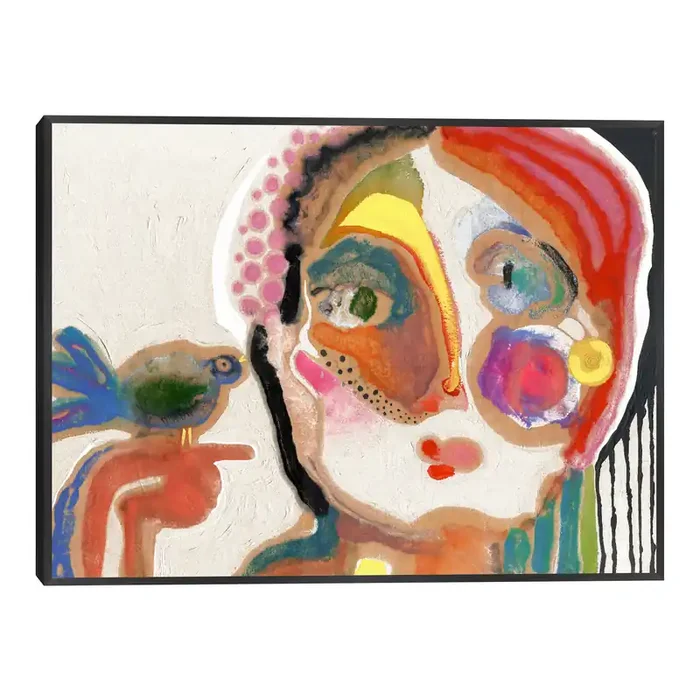 The Talker by Wyanne Framed Canvas Wall Art