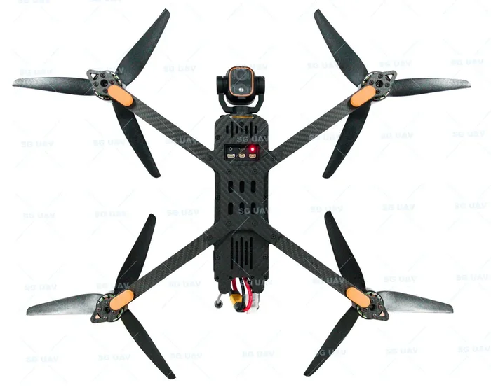 Thermal Imaging and AI Target Follow Drone for Surveillance