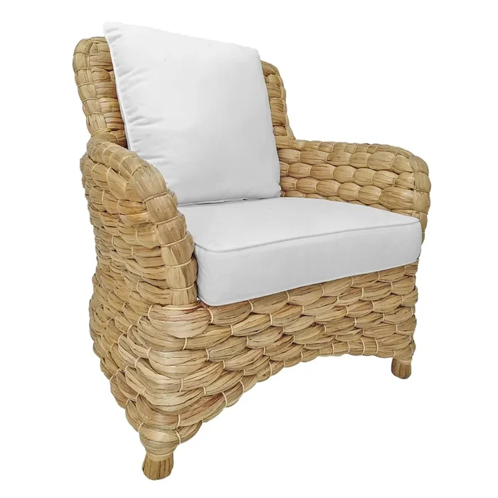 Thornfield Handwoven Water Hyacinth Chair