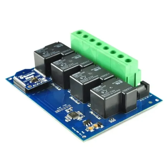 TinySine 4 Channel Bluetooth Smartphone Controlled 30A Relay Board with Enclosure – TSRB430 V2