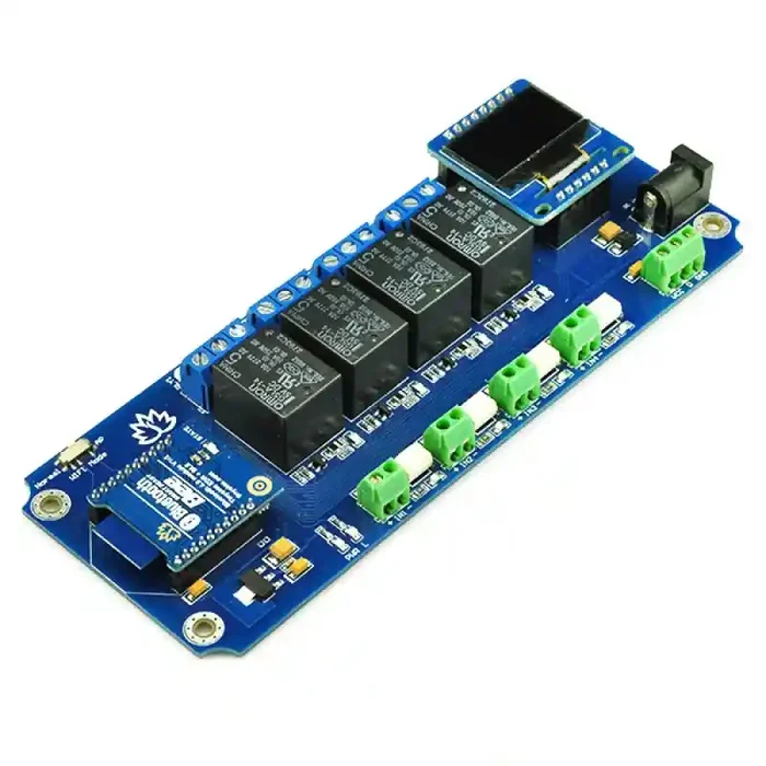 TinySine Bluetooth Smartphone Relay with 4 Channel Outputs and 4 optically Isolated Inputs – TSIR04