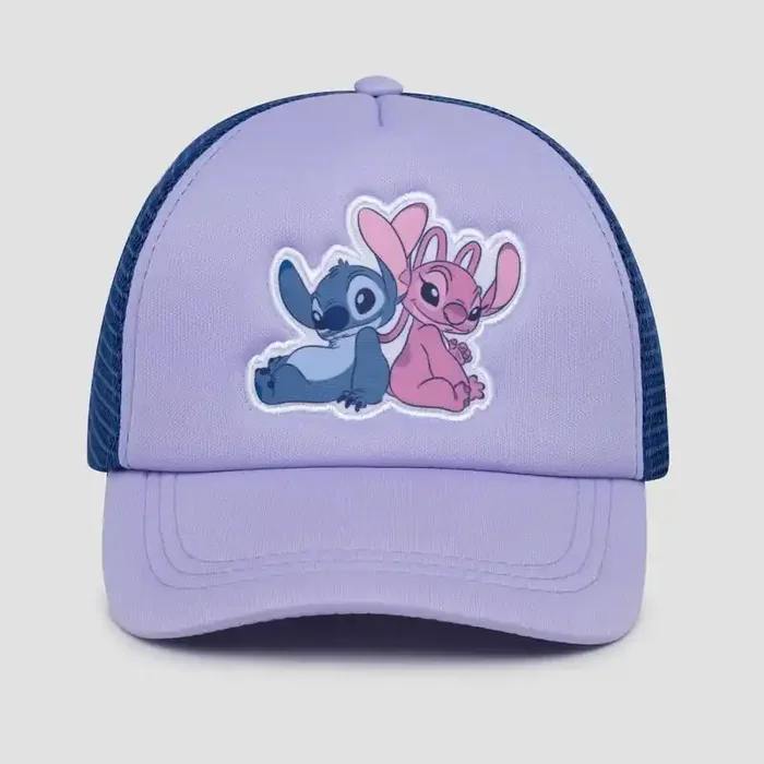 Toddler Girls‘ Lilo & Stitch Cotton Baseball Hat – Purple One Size Fits Most